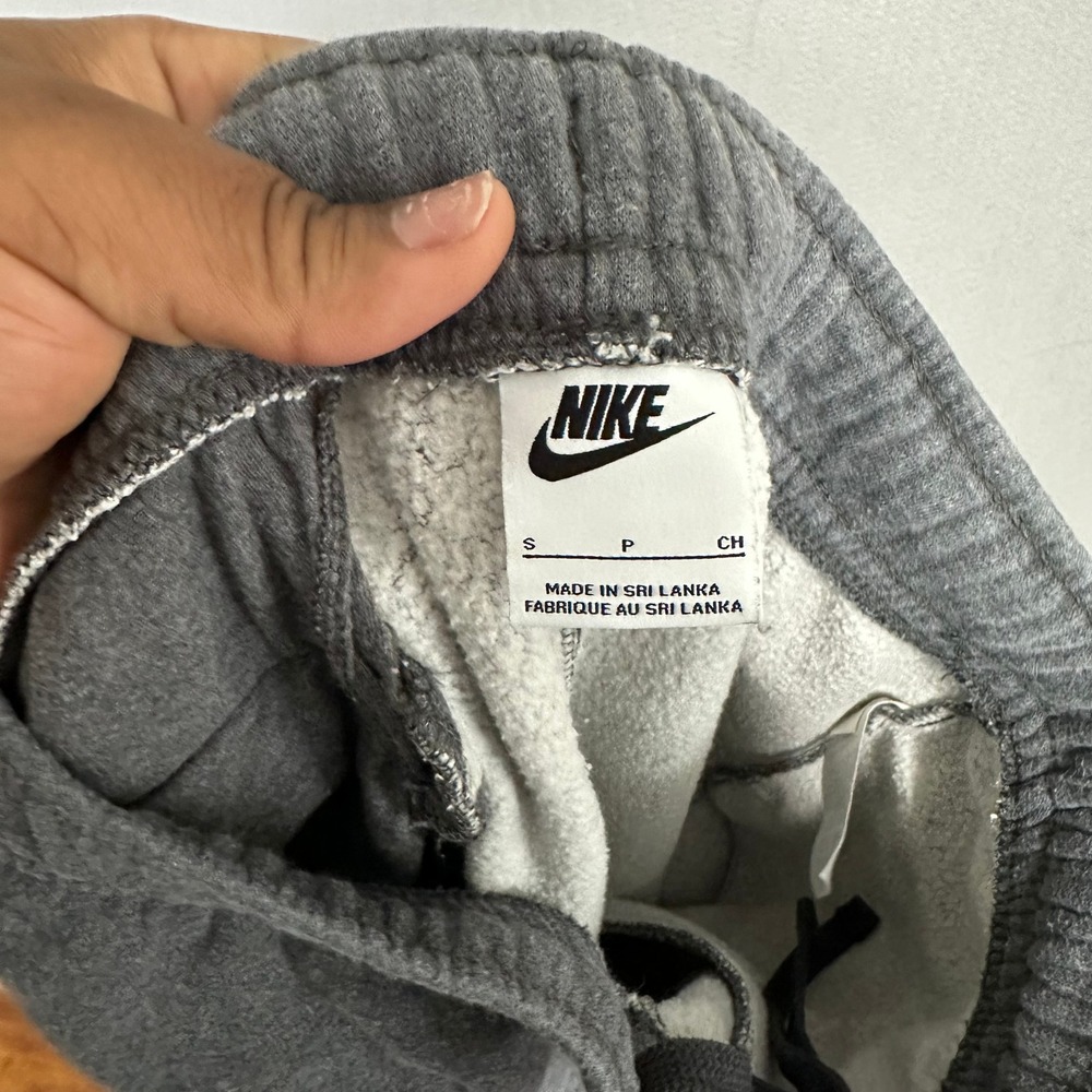 Nike Sportswear Club Fleece Joggers Charcoal Grey Mens Small Sweatpants - Picture 5 of 5